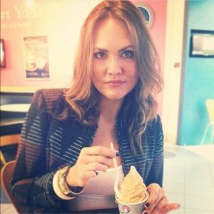 H&M Navy geometric Blazer Jacket